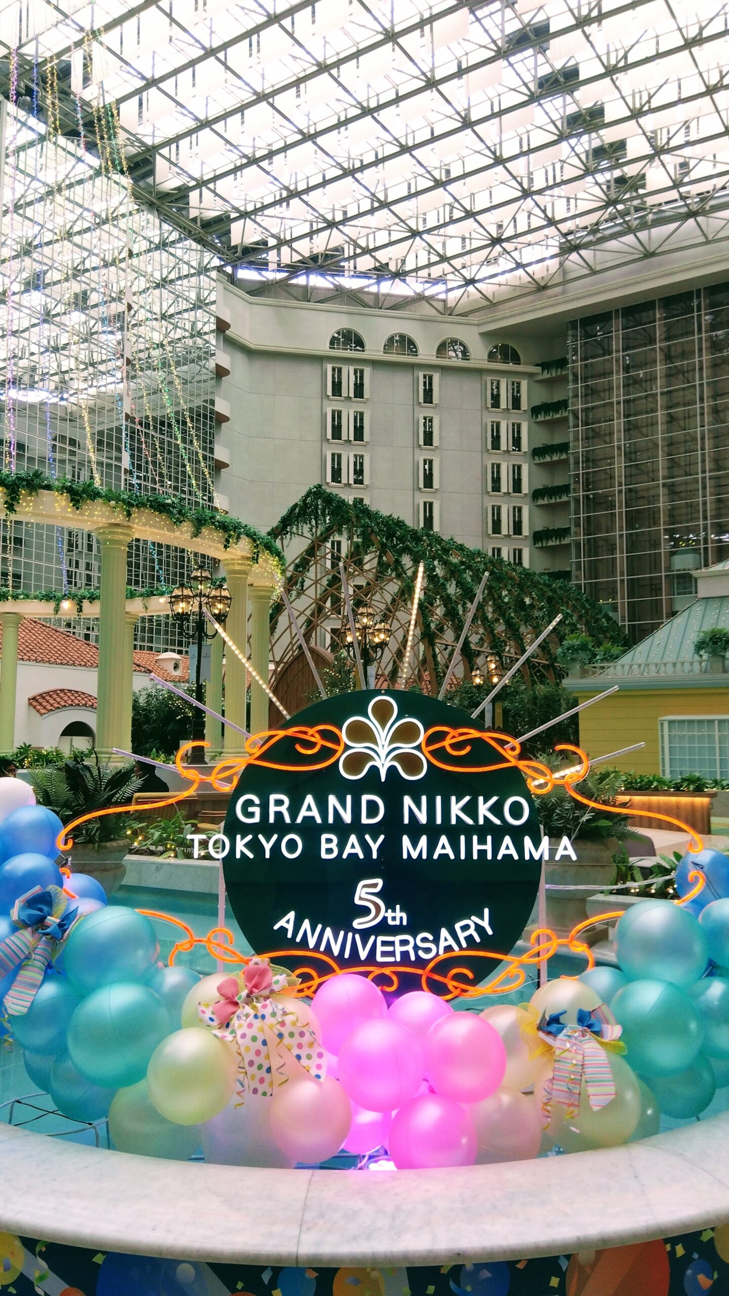 グランドニッコー東京ベイ舞浜 5周年アニバーサリー