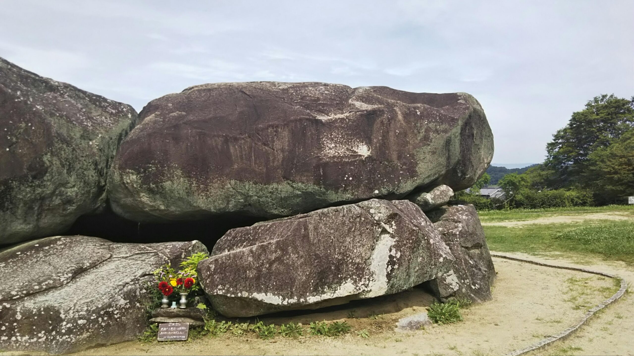 石舞台古墳の周辺の風景